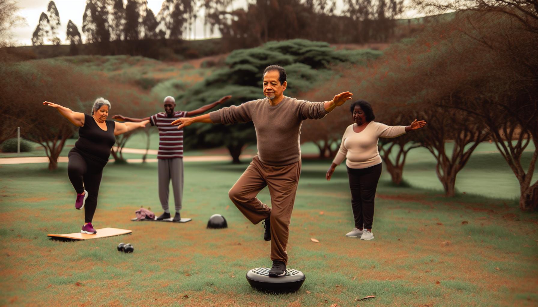 Ejercicios equilibrio prevenir caídas: Mantente firme y seguro