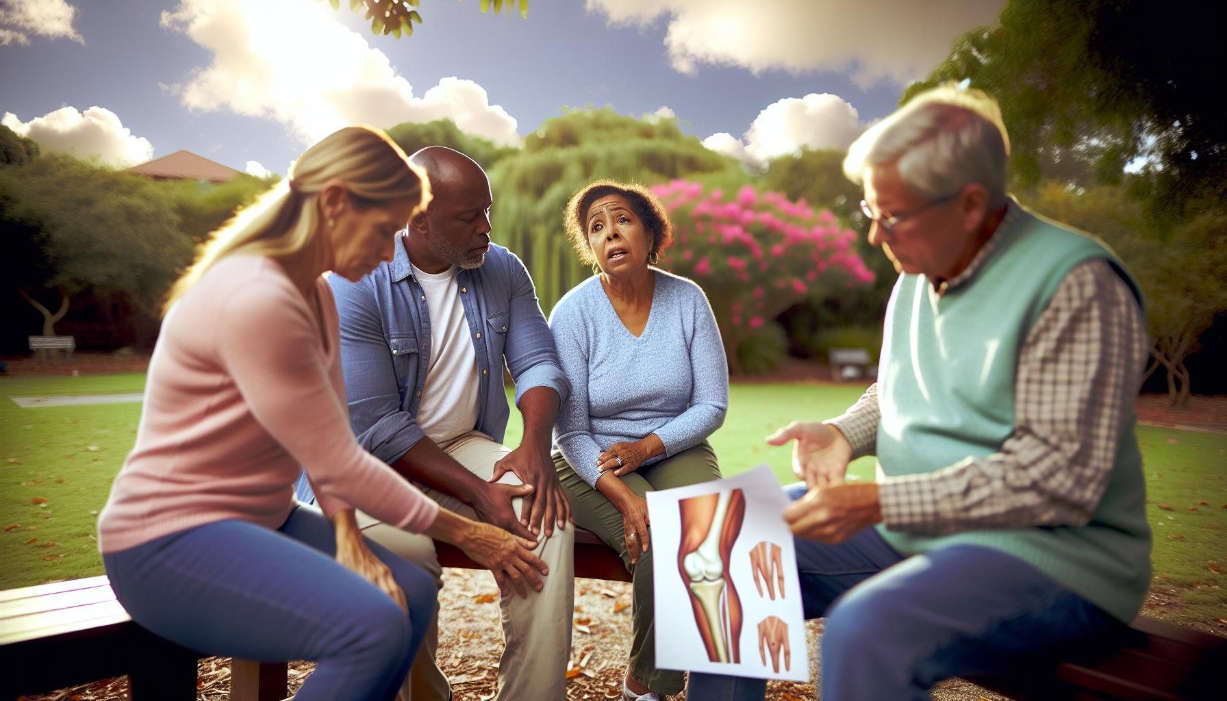 Causas comunes del dolor de rodilla en adultos maduros