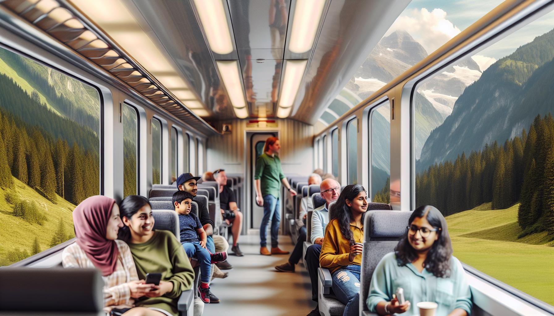 Viajes en tren panorámico: una experiencia única
