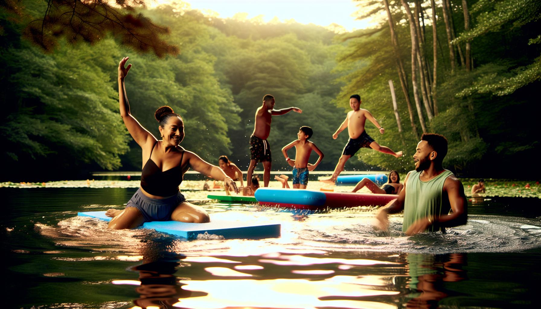 Aquagym ejercicio bajo impacto: Tonifica mientras te diviertes 2 Diversión en el agua: ejercicios creativos para disfrutar