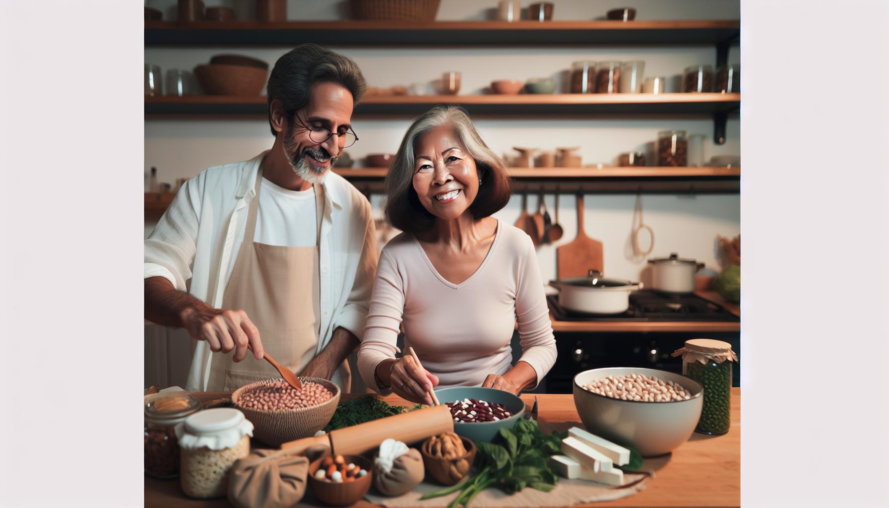 Proteínas vegetales: Nutrientes esenciales para adultos mayores