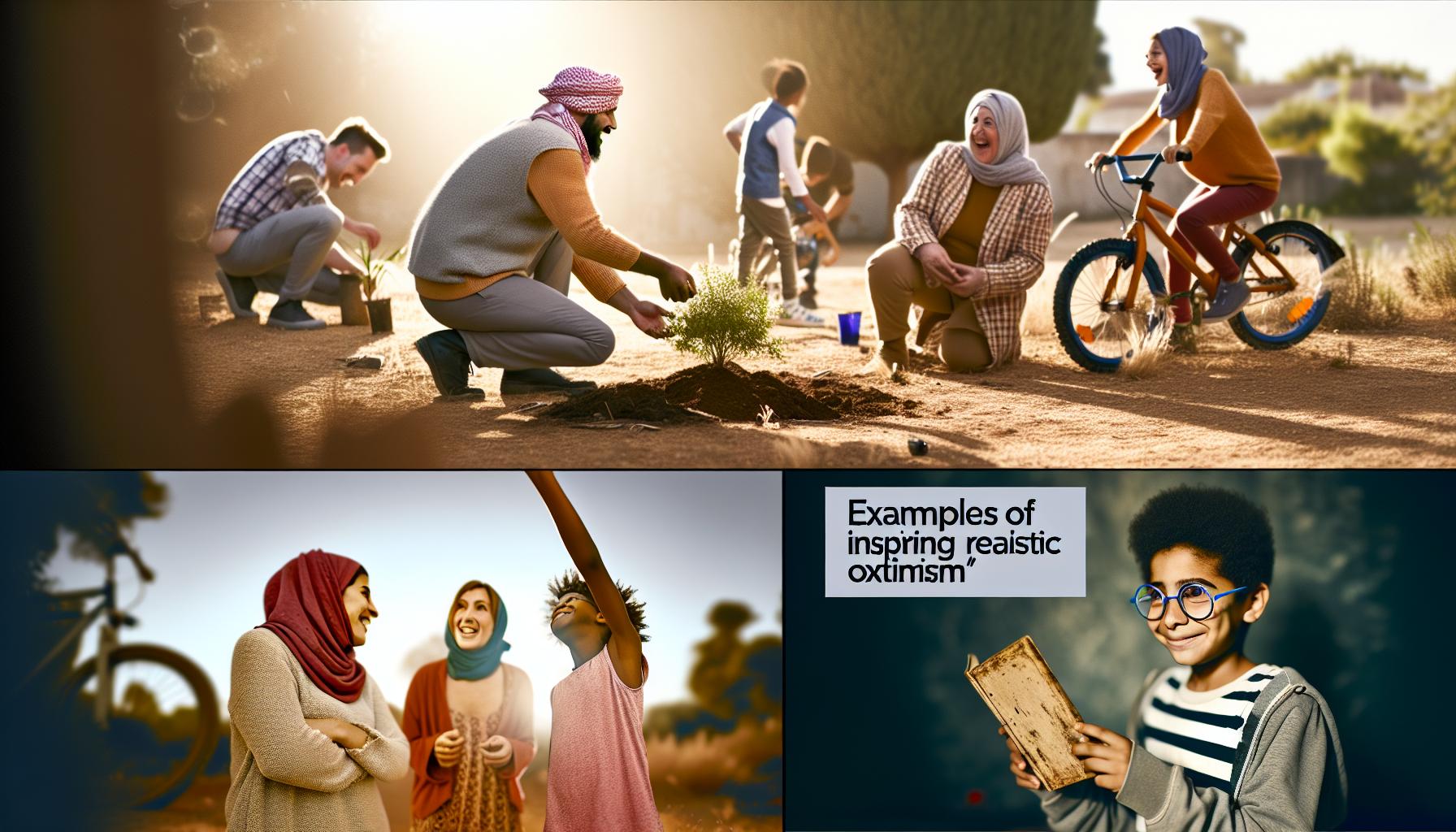 Ejemplos inspiradores de optimismo realista