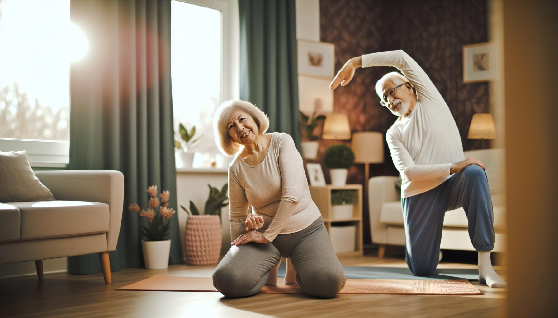 Beneficios del ejercicio en casa para mayores