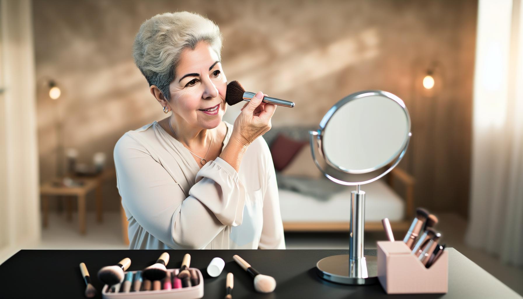 Técnicas básicas de maquillaje para mayores de 60