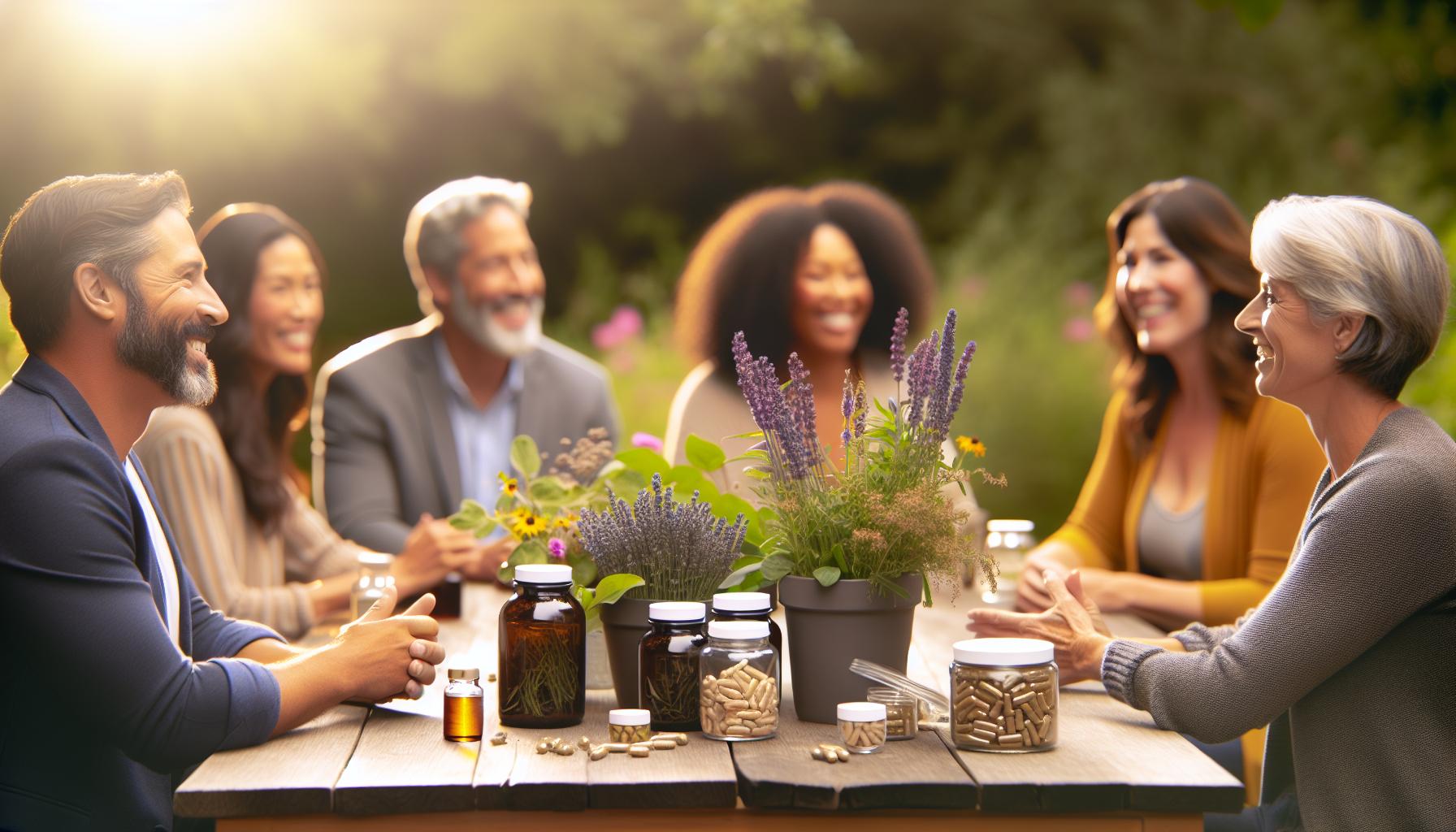 Hierbas y suplementos populares para el ánimo