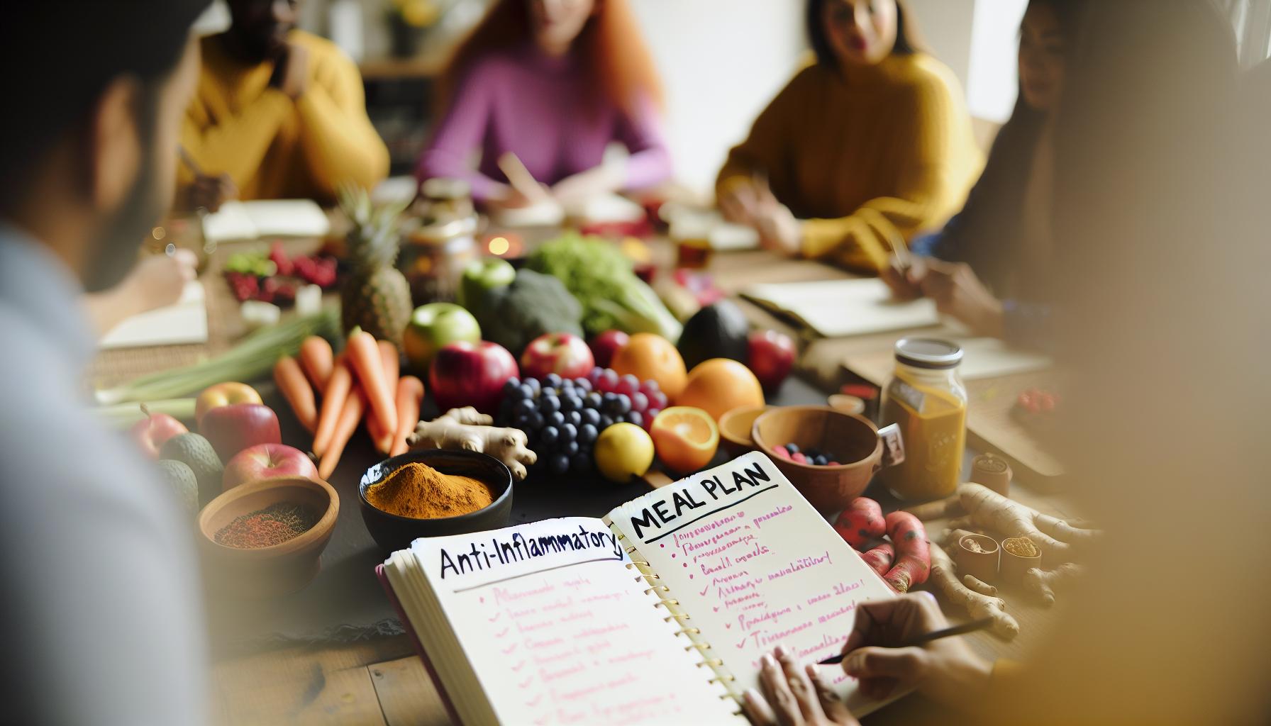 Cómo crear un plan de comidas antiinflamatorio