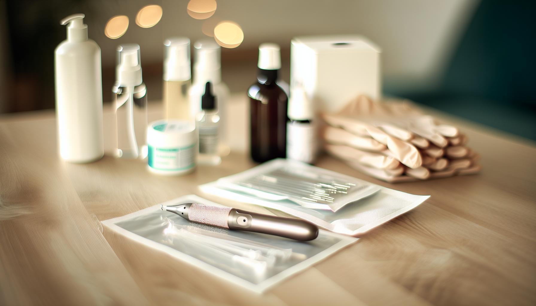 Herramientas necesarias para microneedling casero