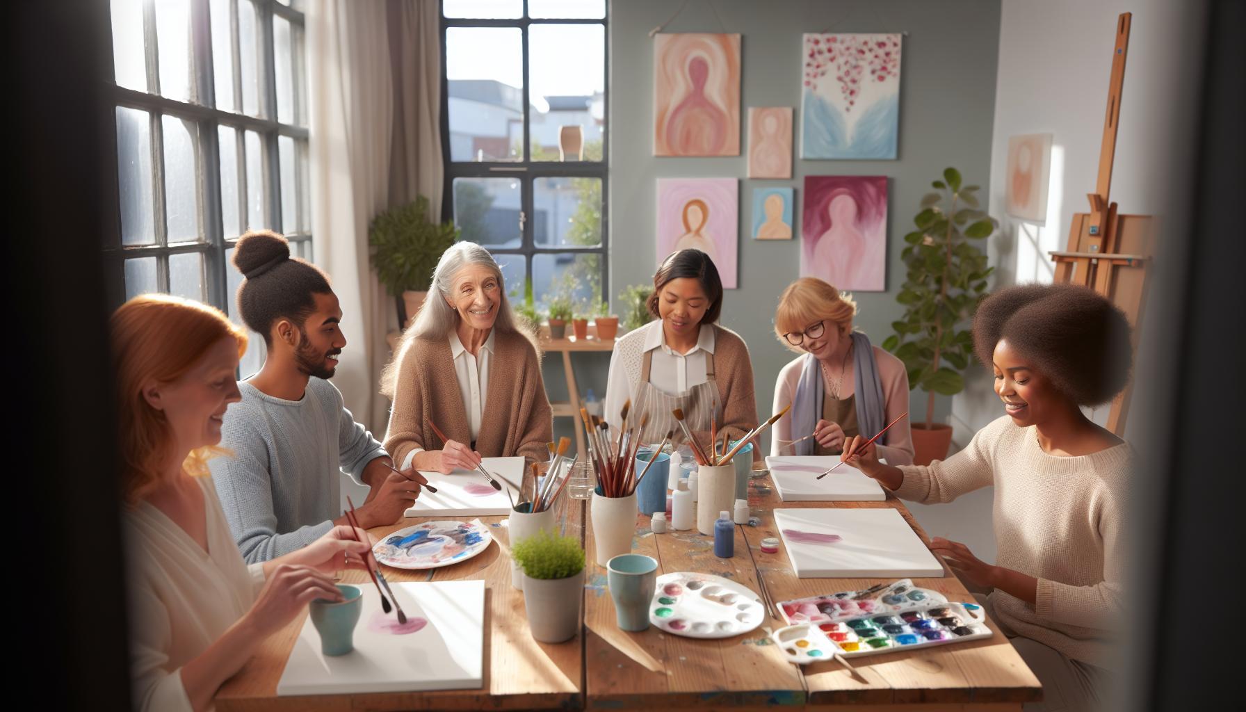 Técnicas de pintura para el bienestar emocional