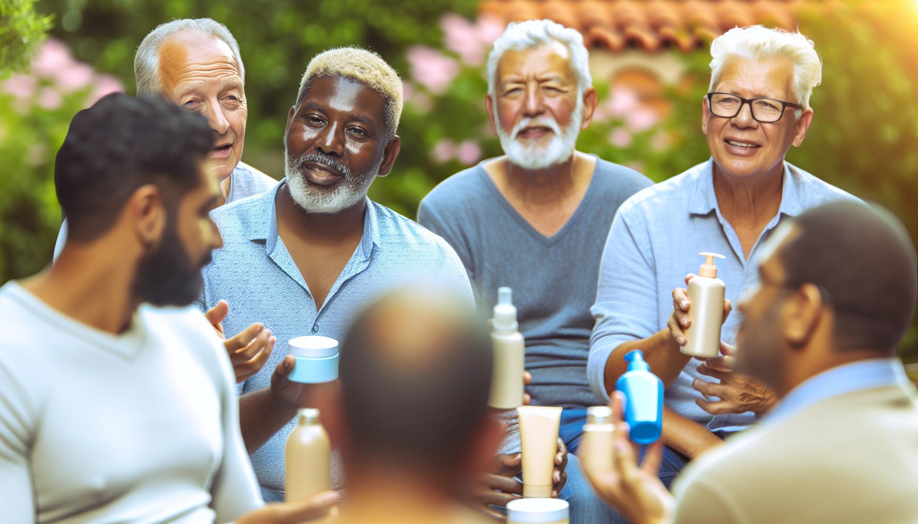Hidratantes ideales para piel grasa en hombres mayores de 50 años
