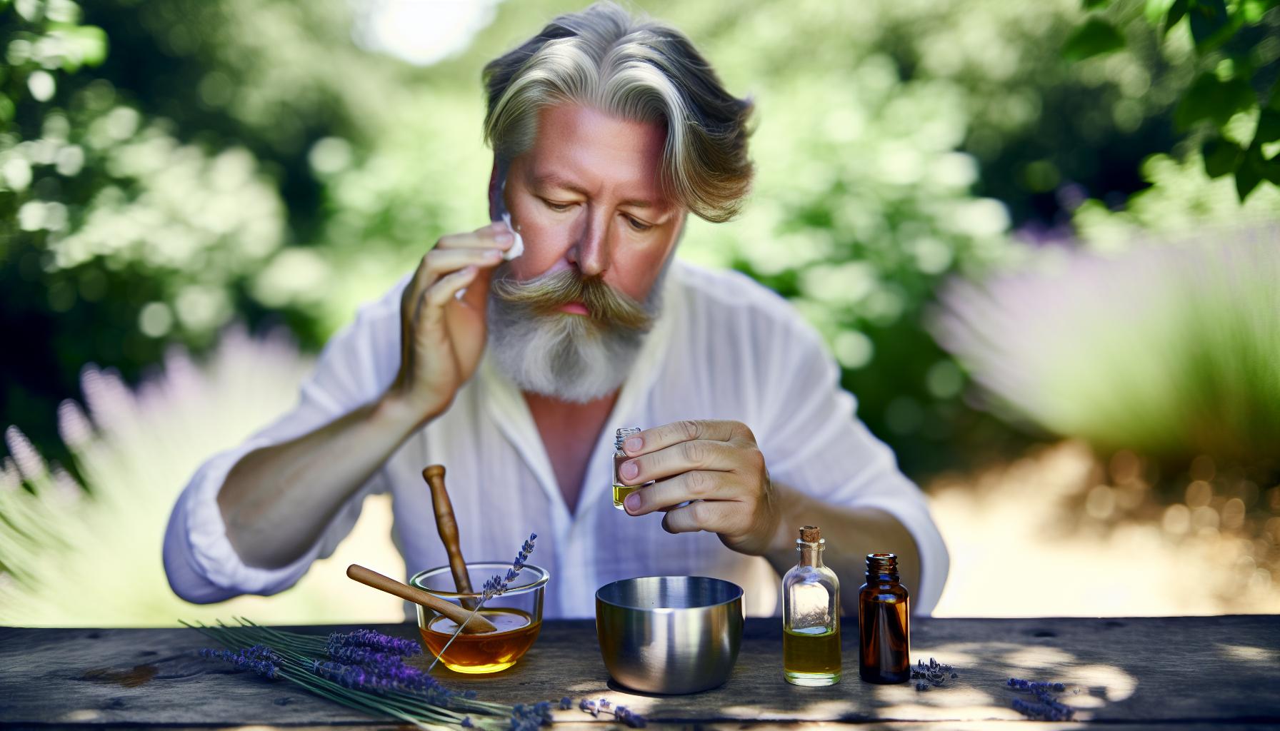 Aceite barba casero: Beneficios para el vello facial maduro