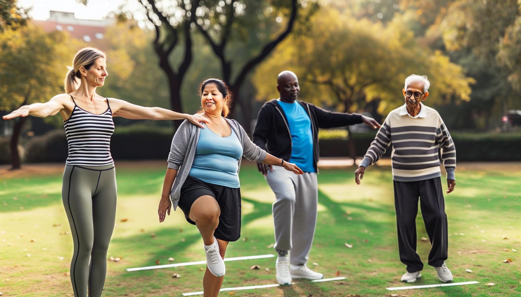 Ejercicios de equilibrio para una vida activa y segura