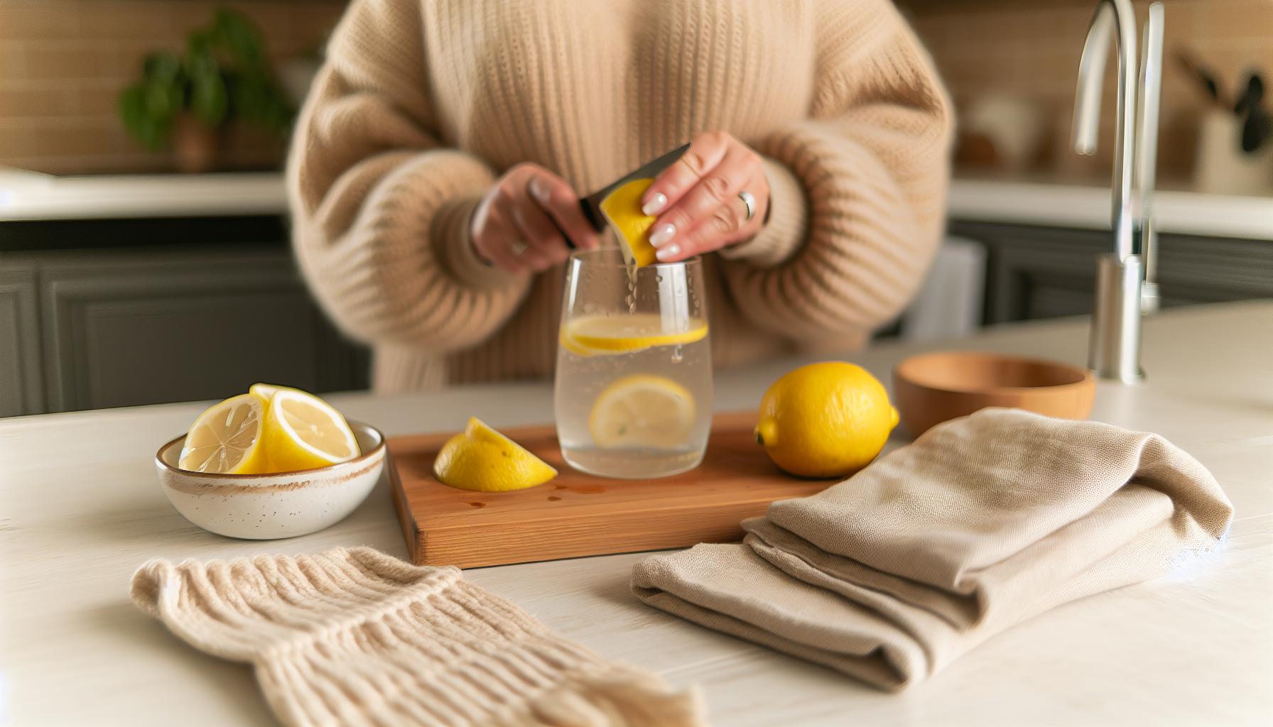 Cómo preparar el agua tibia con limón correctamente